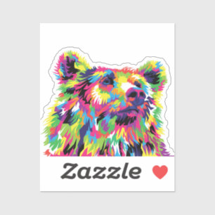 Adesivo Bear Spirit Pop Art