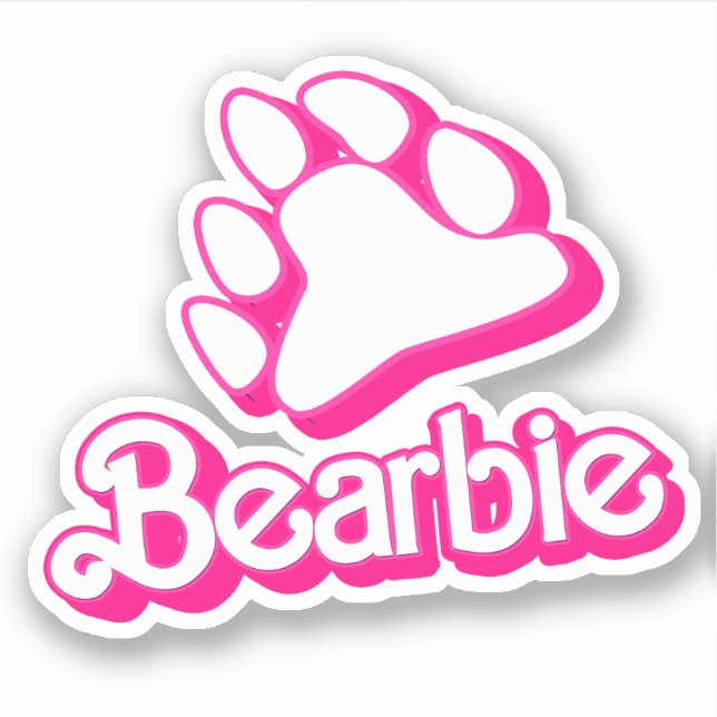 Adesivo Bearbie (Frente)