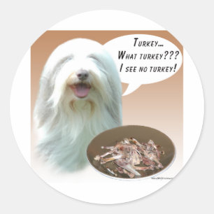 Adesivo Bearded Collie Turquia