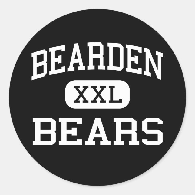 Adesivo Bearden - Bears - Segundo grau - Bearden Arkansas (Frente)