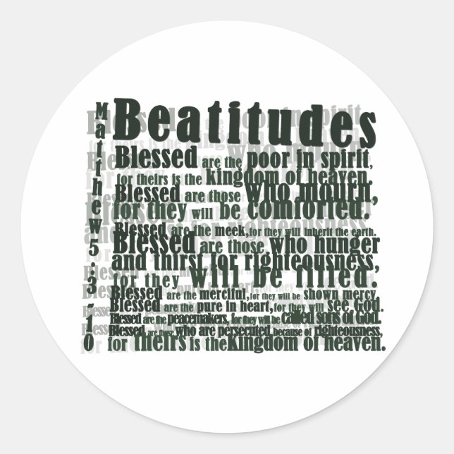 ADESIVO BEATITUDES (Frente)
