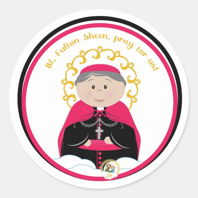 Adesivo Beato Fulton Sheen (Frente)