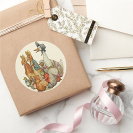 Adesivo Beatrix Clássico Potter Peter e Amigos