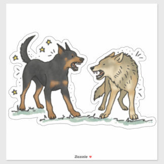Adesivo Beauceron - Trabalhando