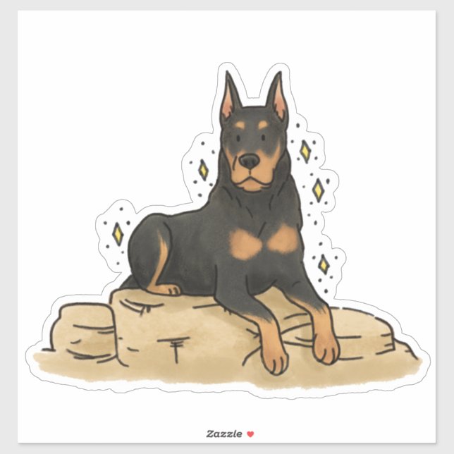 Adesivo Beauceron - Trabalhando (Folha)