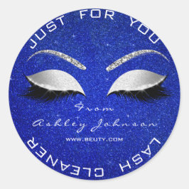Adesivo Beauon Salon Glitter Cinza Blue Coba Lashes Cleane