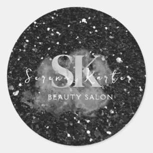Adesivo Beaut Salon Winter Glitter Black