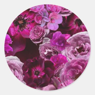 Adesivo Beautiful Purple Rose Collage