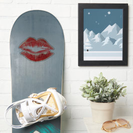 Adesivo Beautiful Red Kiss Isolated Vector Art