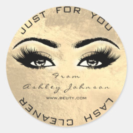 Adesivo Beauty Browns Makeup Dourado Lash Makeup Cleaner