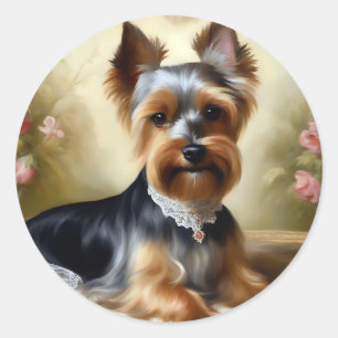 Adesivo Beauty Yorkshire Terrier Cute