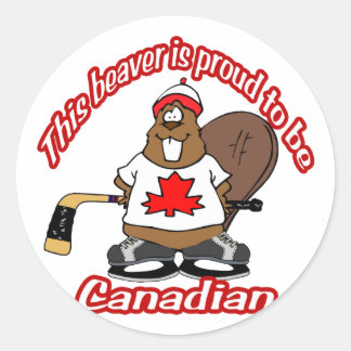 Adesivo Beaver canadense