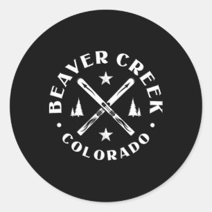 Adesivo Beaver Creek Colorado Ski Mountain Skiier