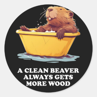 Adesivo Beaver Lover Bath