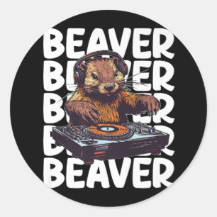 Adesivo Beaver Lover DJ
