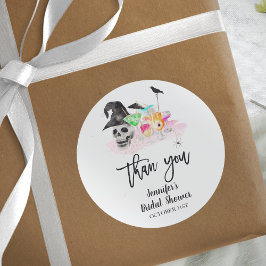 Adesivo Beba o Chá de panela do Dia das Bruxas