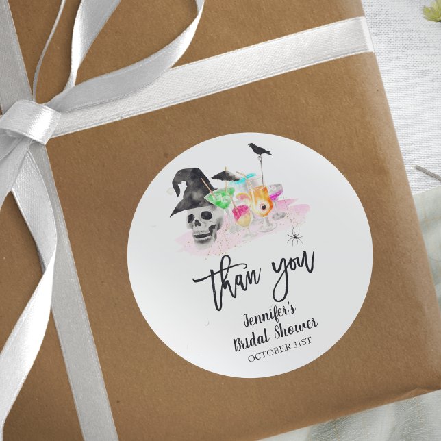 Adesivo Beba o Chá de panela do Dia das Bruxas (Criador carregado)