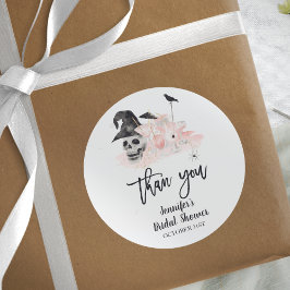 Adesivo Beba o Chá de panela do Dia das Bruxas