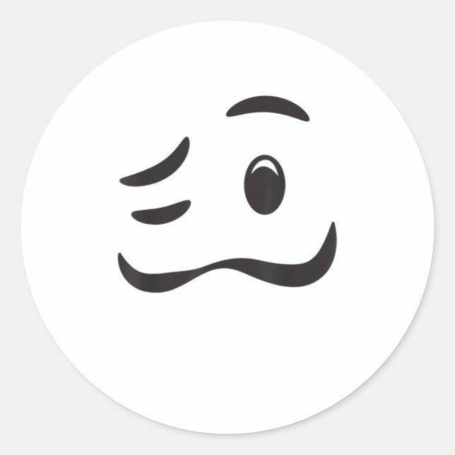 Adesivo Bebado Mouth Woozy Face Halloween Em (Frente)