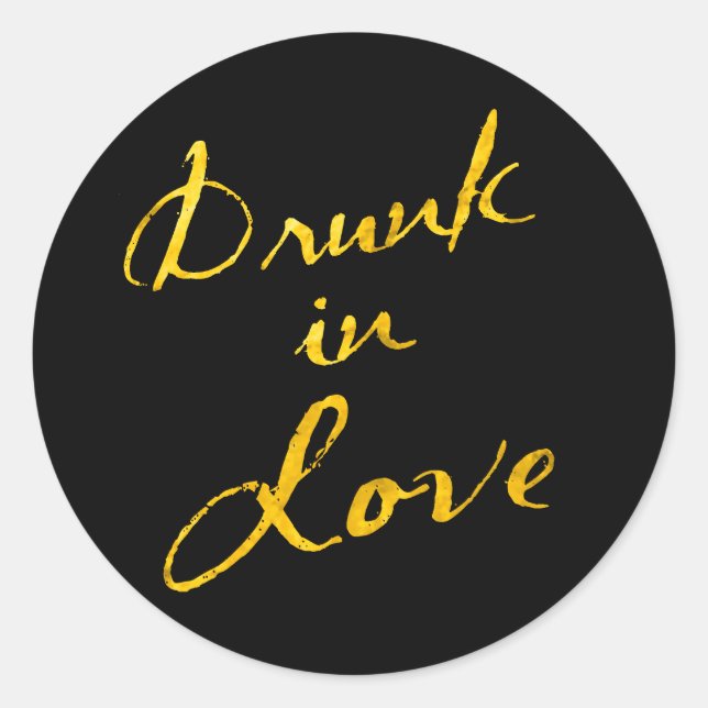 Adesivo Bebado no Love Sticker (Frente)