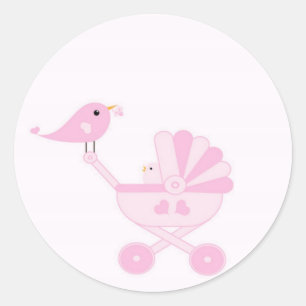 Adesivo Bebé cor-de-rosa