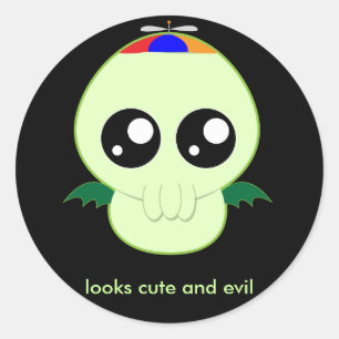 Adesivo Bebé Cthulhu