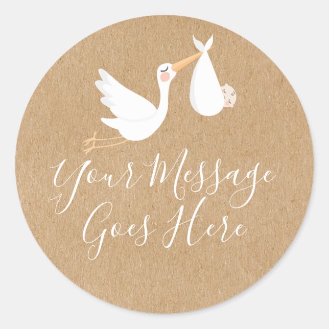 Adesivo Bebê de entrega especial (Frente)