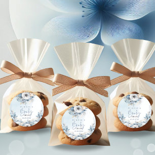 Adesivo Bebê de neve de inverno Está frio fora do Chá de f