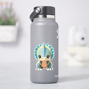 Adesivo Bebê Dinossauro de Desenho Animado Fofo