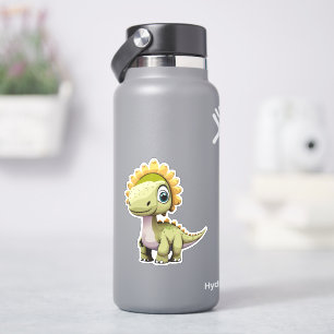 Adesivo Bebê Dinossauro de Desenho Animado Fofo