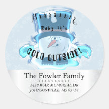 Bebê, é Frio Fora de Neve