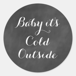 Adesivo Bebê é Frio Fora do Vinheta