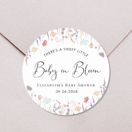 Adesivo Bebê em Bloomodromia Chá de fraldas de Vidro Selva