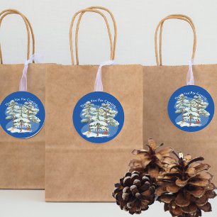 Adesivo Bebê está frio fora do obrigado azul real