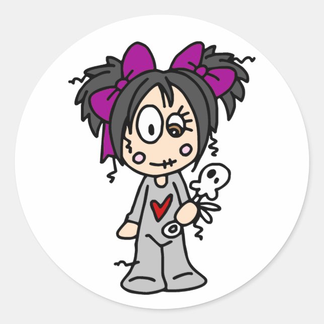 Adesivo Bebê Gótico (Frente)