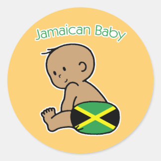 Adesivo Bebê jamaicano