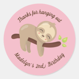 Adesivo Bebê Kawaii, bonitão, em árvore, no aniversário ro