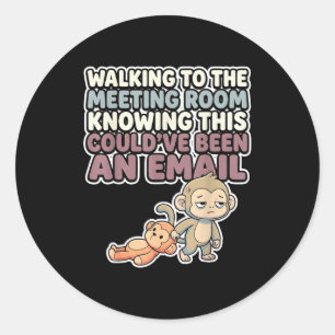 Adesivo Bebê macaco meme fofo macaco japonês kawaii