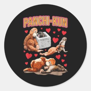 Adesivo Bebê macaco panchi-kun fofo bebê macaco meme engra