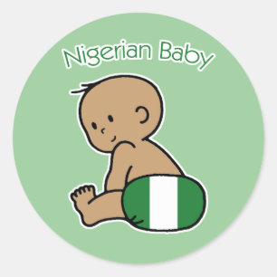 Adesivo Bebê nigeriano