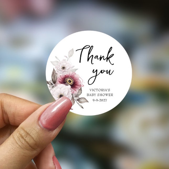 Adesivo Bebê no Bloom Chá de fraldas (Criador carregado)