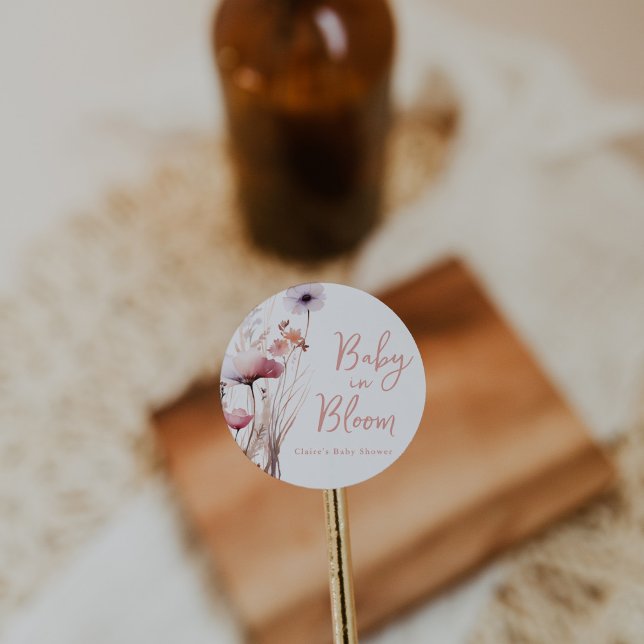 Adesivo Bebê no Bloom Chá de fraldas (Criador carregado)