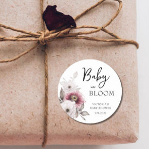 Adesivo Bebê no Bloom Chá de fraldas
