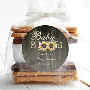 Adesivo Bebê no Bloomcolor Watercolor Chá de fraldas dos G