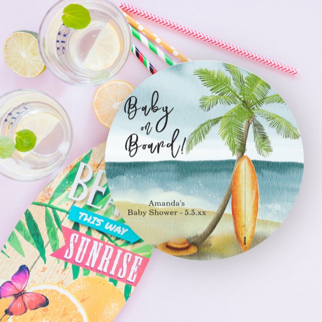 Adesivo Bebê no Chá de fraldas conselho (Criador carregado)