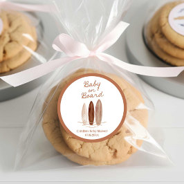 Adesivo Bebê no Conselho Beach Chá de fraldas