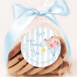 Adesivo Bebê no Sangue Blue Whimsical Tnank