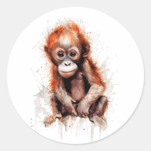 Adesivo Bebé Orangután