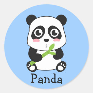 Adesivo Bebê Panda Fofo e Aconchegante