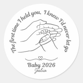 Adesivo Bebê Personalizado 2026 Rosa Nome Personalizado Cl